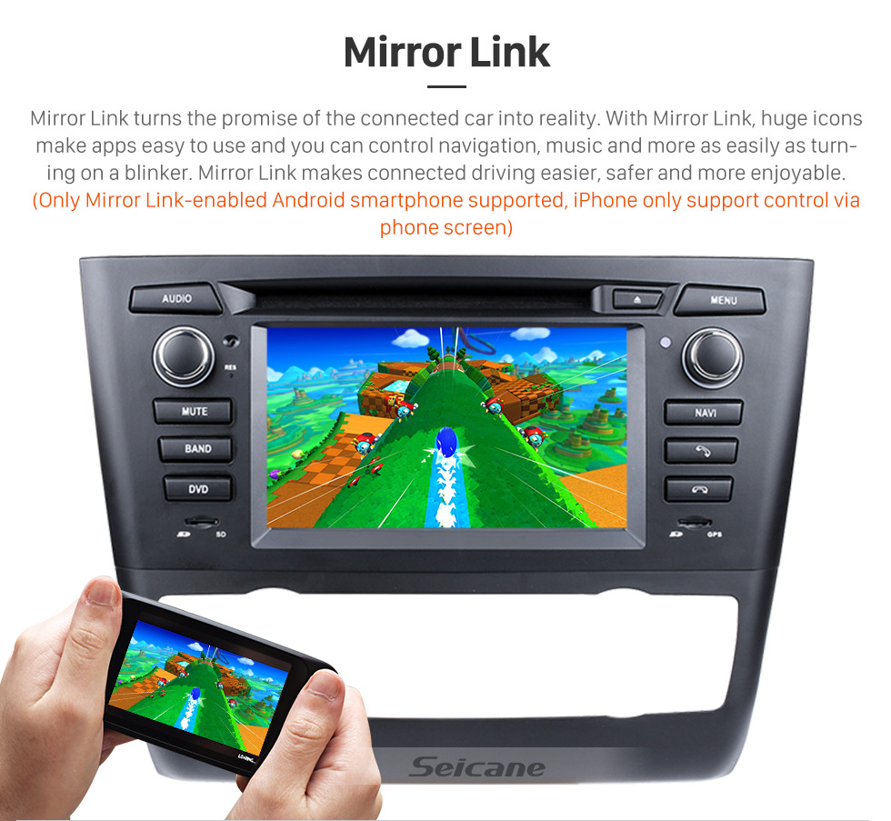 Seicane Android 8.0 GPS Radio DVD for 2004-2012 BMW 1 Series E81 E82 E88 (automatic air-conditioner +heated seat) 116i 116d 118i 118d 120i 120d 123d 125i 128i 130i 135i with 3G WiFi Mirror Link OBD2 Rearview Camera DVR Seicane Android 8.0 GPS Radio DVD for 2004-2012 BMW 1 Series E81 E82 E88 (automatic air-conditioner +heated seat) 116i 116d 118i 118d 120i 120d 123d 125i 128i 130i 135i with 3G WiFi Mirror Link OBD2 Rearview Camera DVR