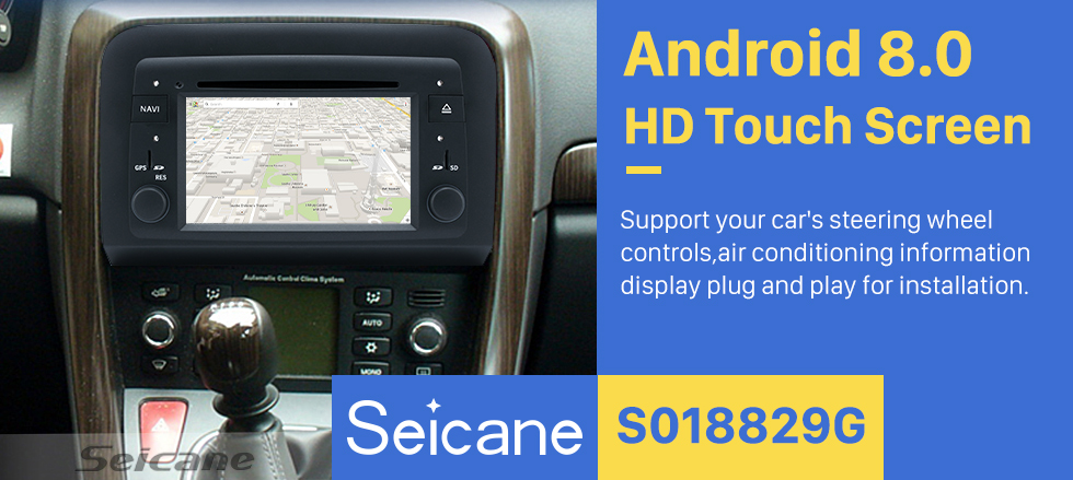 Seicane Android 8.0 HD Écran Tactile Radio Unité Principale Pour 2005-2012 Fiat Croma Lecteur DVD de Voiture Système de Navigation GPS Bluetooth Téléphone WIFI Soutien Numérique TV DVR USB Contrôle de Volant Seicane Android 8.0 HD Écran Tactile Radio Unité Principale Pour 2005-2012 Fiat Croma Lecteur DVD de Voiture Système de Navigation GPS Bluetooth Téléphone WIFI Soutien Numérique TV DVR USB Contrôle de Volant