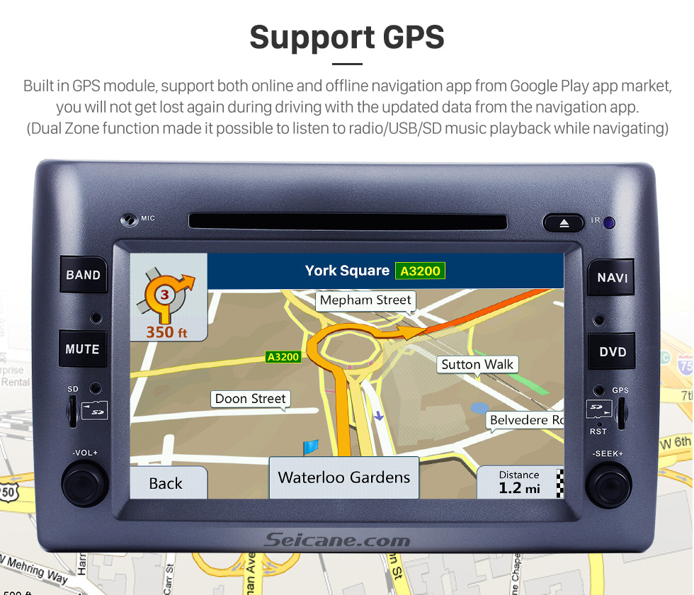 Seicane 8 Zoll Android 8.0 Aftermarket Radio DVD-Player für 2005-2010 Fiat Stilo GPS Navigation Bluetooth Telefon Musik WIFI Unterstützung Rückfahrkamera Lenkradsteuerung DVR DAB + Seicane 8 Zoll Android 8.0 Aftermarket Radio DVD-Player für 2005-2010 Fiat Stilo GPS Navigation Bluetooth Telefon Musik WIFI Unterstützung Rückfahrkamera Lenkradsteuerung DVR DAB +