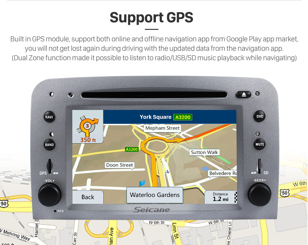 Seicane Android 8.0 HD Pantalla táctil Radio del coche Reproductor de DVD para 2005-2013 Alfa Romeo 147 Sistema de navegación GPS Música Bluetooth WIFI Soporte Vínculo espejo Cámara de reserva Control del volante Seicane Android 8.0 HD Pantalla táctil Radio del coche Reproductor de DVD para 2005-2013 Alfa Romeo 147 Sistema de navegación GPS Música Bluetooth WIFI Soporte Vínculo espejo Cámara de reserva Control del volante
