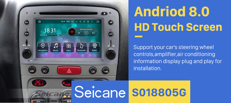 Seicane Android 8.0 HD Touchscreen Aftermarket Radio For 2007-2013 Alfa Romeo GT Car Stereo DVD Player GPS Navigation System Bluetooth Phone Music Support Backup Camera 1080P Video Mirror Link OBDII DVR Steering Wheel Control Seicane Android 8.0 HD Touchscreen Aftermarket Radio For 2007-2013 Alfa Romeo GT Car Stereo DVD Player GPS Navigation System Bluetooth Phone Music Support Backup Camera 1080P Video Mirror Link OBDII DVR Steering Wheel Control