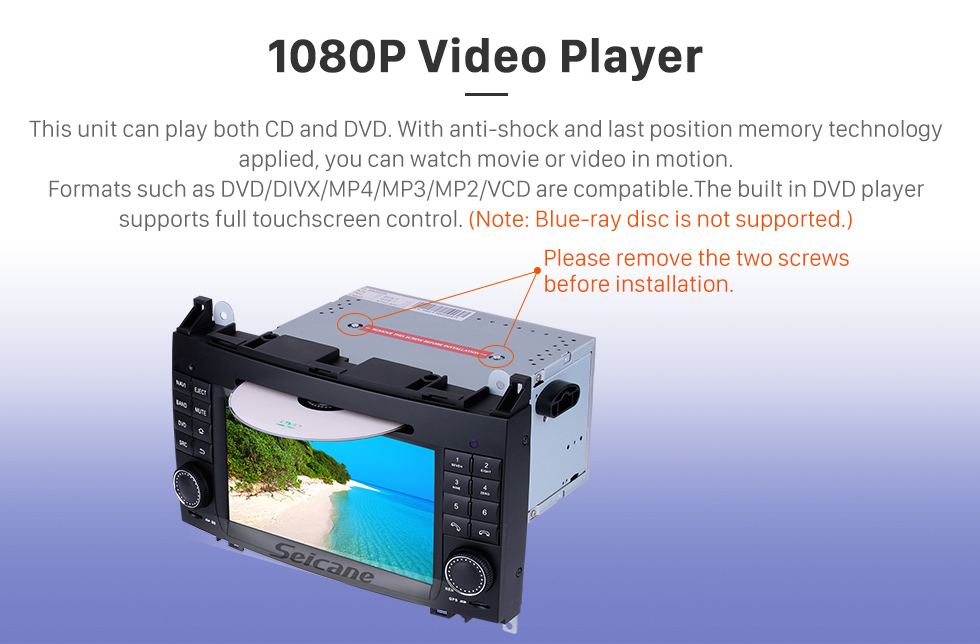 Seicane 2004-2012 Mercedes Benz A class W169 A150 A170 Android 8.0 GPS Navigation system DVD Player 7 inch HD Touchscreen Radio WIFI Bluetooth Music USB SD Carplay SWC Seicane 2004-2012 Mercedes Benz A class W169 A150 A170 Android 8.0 GPS Navigation system DVD Player 7 inch HD Touchscreen Radio WIFI Bluetooth Music USB SD Carplay SWC
