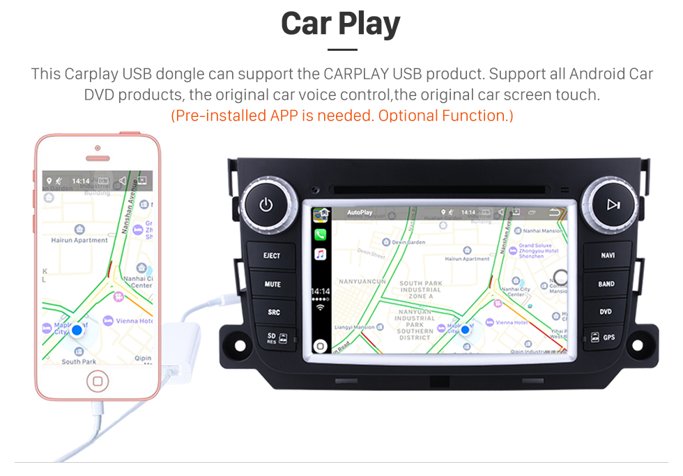 Seicane Android 8.0 2012 Mercedes-Benz Smart Fortwo 7 Inch HD Touchscreen Head Unit Car Radio DVD Player GPS Navigation Music Bluetooth WIFI Support 1080P Video Backup Camera DAB+ DVR Steering Wheel Control Seicane Android 8.0 2012 Mercedes-Benz Smart Fortwo 7 Inch HD Touchscreen Head Unit Car Radio DVD Player GPS Navigation Music Bluetooth WIFI Support 1080P Video Backup Camera DAB+ DVR Steering Wheel Control