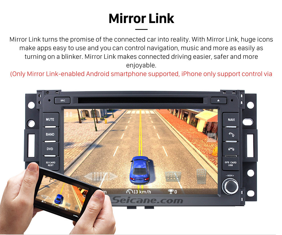 Seicane OEM Android 9.0 Radio GPS pour 2000- Buick GL8 avec lecteur DVD HD à écran tactile Bluetooth WiFi TV Caméra de recul Contrôle du volant 1080P