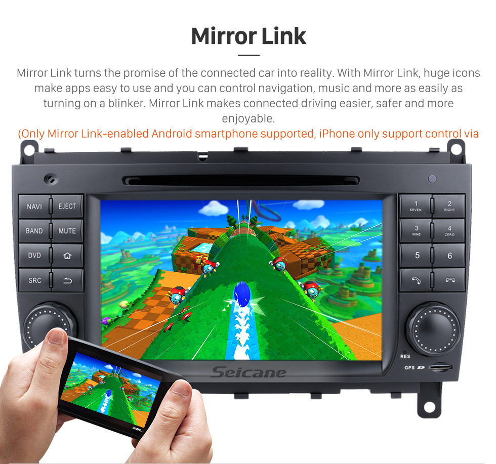 Seicane Android 9.0 GPS Navigation system for 2006-2011 Mercedes-Benz CLK W209 CLK270 CLK320 CLK350 CLK500 with Radio DVD Player Touch Screen Bluetooth WiFi TV HD 1080P Video Backup Camera steering wheel control USB SD Seicane Android 9.0 GPS Navigation system for 2006-2011 Mercedes-Benz CLK W209 CLK270 CLK320 CLK350 CLK500 with Radio DVD Player Touch Screen Bluetooth WiFi TV HD 1080P Video Backup Camera steering wheel control USB SD