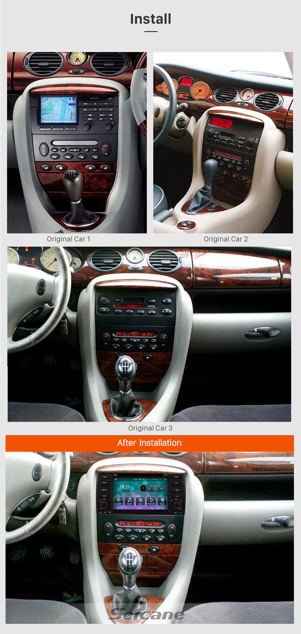 Seicane Android 8.0 2007-2010 ROVER MG7 7 Pouce HD Écran tactile Unité principale Autoradio Stéréo Lecteur de DVD Système de navigation GPS Musique Bluetooth 4G WIFI Soutien 1080P Video Caméra de recul DAB+ DVR Seicane Android 8.0 2007-2010 ROVER MG7 7 Pouce HD Écran tactile Unité principale Autoradio Stéréo Lecteur de DVD Système de navigation GPS Musique Bluetooth 4G WIFI Soutien 1080P Video Caméra de recul DAB+ DVR
