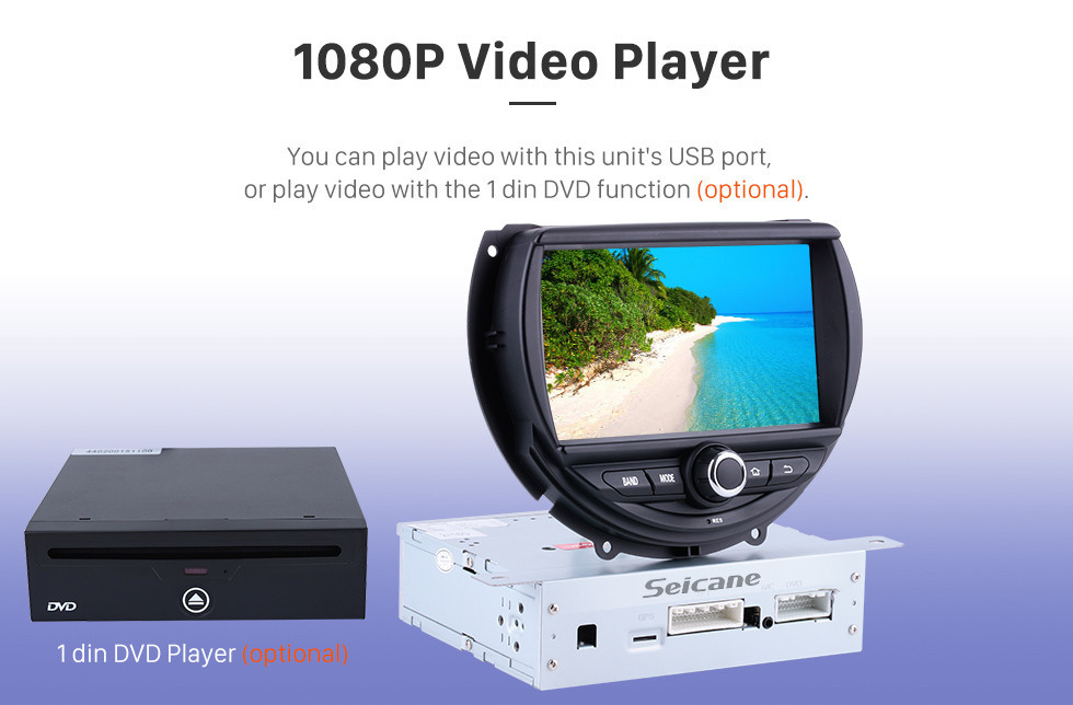 Seicane OEM Android 8.0 DVD Player GPS Navigation system for 2015 2016 BMW MINI COOPER with HD 1080P Video Bluetooth Touch Screen Radio WiFi TV Backup Camera steering wheel control USB SD Seicane OEM Android 8.0 DVD Player GPS Navigation system for 2015 2016 BMW MINI COOPER with HD 1080P Video Bluetooth Touch Screen Radio WiFi TV Backup Camera steering wheel control USB SD