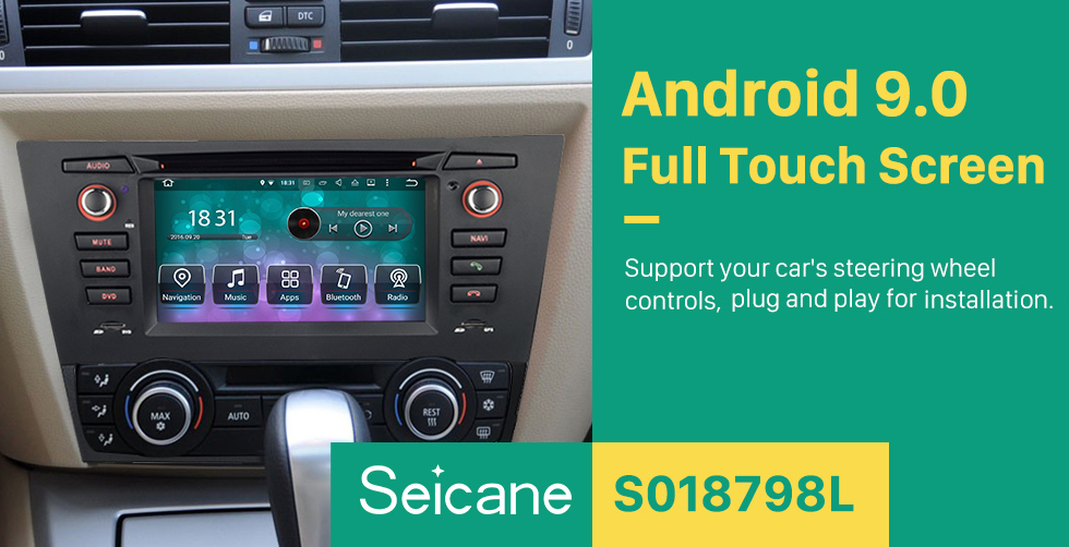 Seicane 2005-2012 BMW Série 3 E90 E91 E92 E93 (ar condicionado automático + assento aquecido) 316i 316d 318i 318d 320i 320si 320d 323i 323d 325i 325d 328i 330i 330d 335i 335d Android 9.0 Rádio Bluetooth DVD Navegação GPS com 3G WiFi Link de espelho OBD2 Retroviso Seicane 2005-2012 BMW Série 3 E90 E91 E92 E93 (ar condicionado automático + assento aquecido) 316i 316d 318i 318d 320i 320si 320d 323i 323d 325i 325d 328i 330i 330d 335i 335d Android 9.0 Rádio Bluetooth DVD Navegação GPS com 3G WiFi Link de espelho OBD2 Retroviso