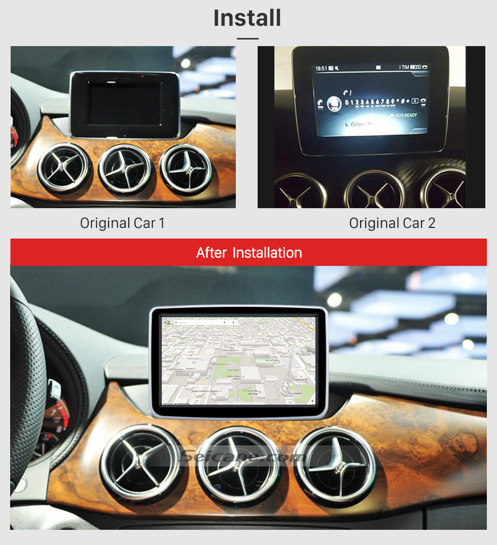 Seicane 8 inch Android 8.0 GPS Navigation system for 2014-2016 Mercedes-Benz A W176 B-Class CLA GLA GLE W166 with Touch Screen DAB+ HD 1080P Video Bluetooth WiFi steering wheel control Seicane 8 inch Android 8.0 GPS Navigation system for 2014-2016 Mercedes-Benz A W176 B-Class CLA GLA GLE W166 with Touch Screen DAB+ HD 1080P Video Bluetooth WiFi steering wheel control