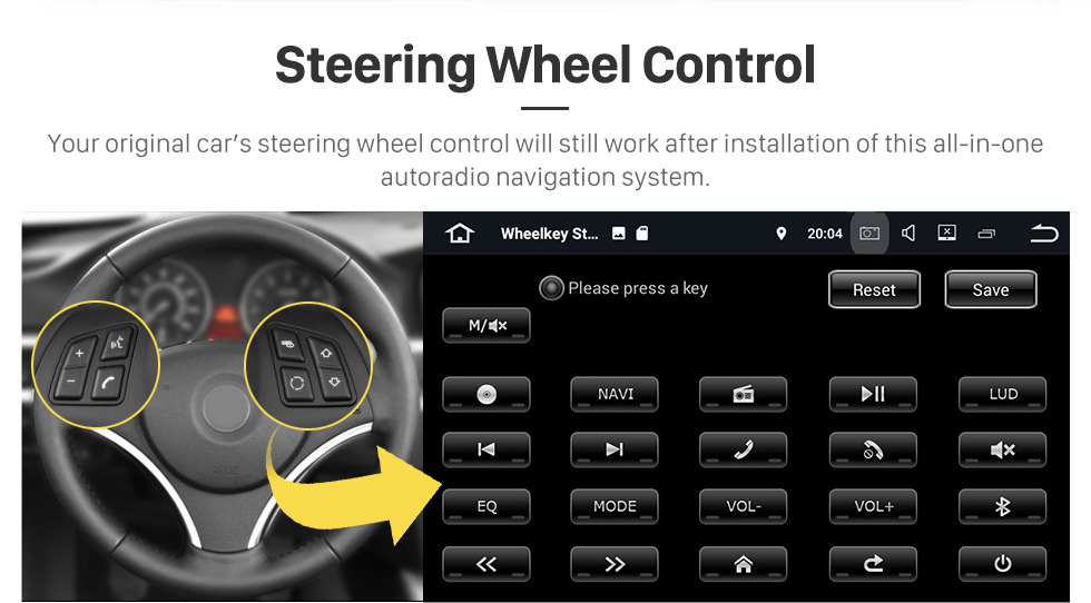 Seicane 10,25 polegadas Android 7.1 sistema de navegação de unidade de cabeça estéreo de rádio de carro para 2009-2014 AUDI A4 com música Bluetooth WIFI FM AM suporte USB câmera de visão traseira controle de volante Seicane 10,25 polegadas Android 7.1 sistema de navegação de unidade de cabeça estéreo de rádio de carro para 2009-2014 AUDI A4 com música Bluetooth WIFI FM AM suporte USB câmera de visão traseira controle de volante