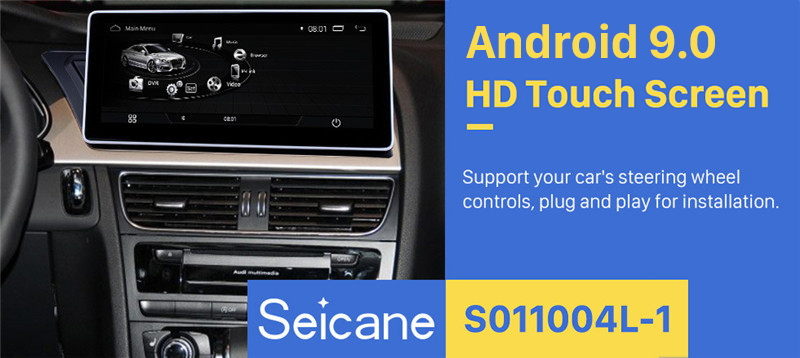 Seicane HD touchscreen 10.25 Inch Android 9.0 GPS Navigation Radio for 2009-2014 AUDI A4 with Bluetooth music WIFI FM AM Support Rearview Camera Steering Wheel Control Carplay Seicane HD touchscreen 10.25 Inch Android 9.0 GPS Navigation Radio for 2009-2014 AUDI A4 with Bluetooth music WIFI FM AM Support Rearview Camera Steering Wheel Control Carplay