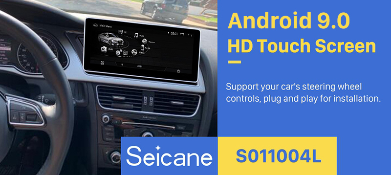 Seicane 10.25 Inch Android 9.0 Car Radio Stereo Head Unit GPS Navigation System for 2009-2014 AUDI A4 with 1280*480 touchscreen Bluetooth music WIFI FM AM Support USB Rearview Camera Steering Wheel Control Seicane 10.25 Inch Android 9.0 Car Radio Stereo Head Unit GPS Navigation System for 2009-2014 AUDI A4 with 1280*480 touchscreen Bluetooth music WIFI FM AM Support USB Rearview Camera Steering Wheel Control