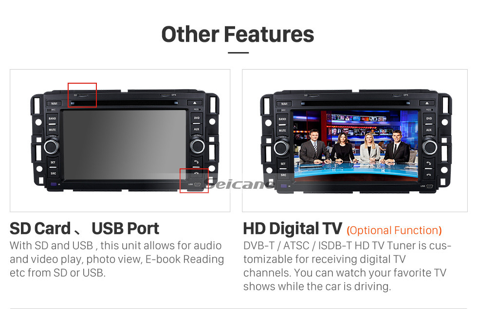 Seicane OEM Android 9.0 Système de navigation GPS 2006-2011 Buick Lucerne avec Radio Lecteur DVD Écran tactile Bluetooth DVR WIFI Commande au volant Seicane OEM Android 9.0 Système de navigation GPS 2006-2011 Buick Lucerne avec Radio Lecteur DVD Écran tactile Bluetooth DVR WIFI Commande au volant