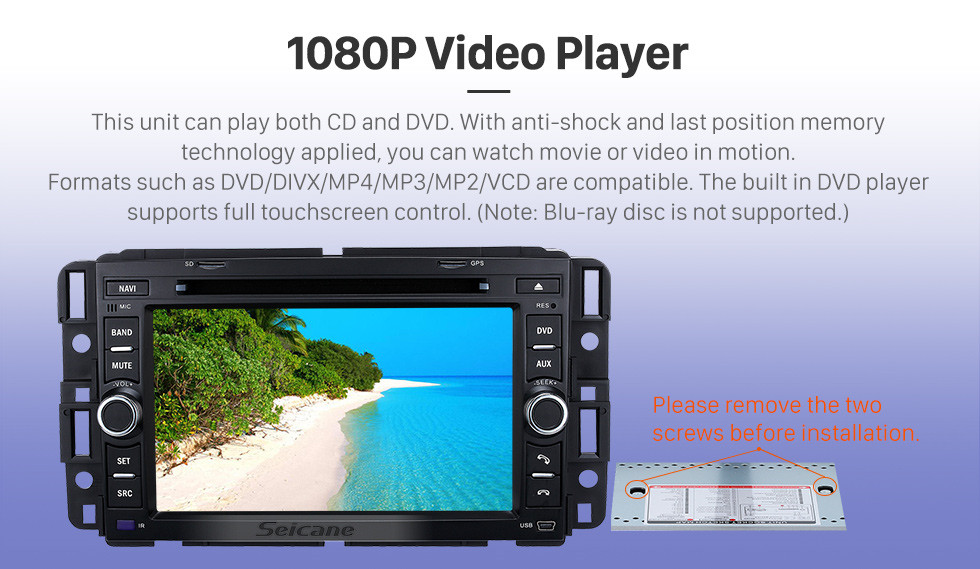 Seicane OEM Android 9.0 Système de navigation GPS 2006-2011 Buick Lucerne avec Radio Lecteur DVD Écran tactile Bluetooth DVR WIFI Commande au volant Seicane OEM Android 9.0 Système de navigation GPS 2006-2011 Buick Lucerne avec Radio Lecteur DVD Écran tactile Bluetooth DVR WIFI Commande au volant