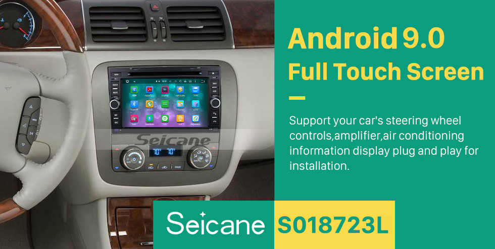 Seicane OEM Android 9.0 Système de navigation GPS 2006-2011 Buick Lucerne avec Radio Lecteur DVD Écran tactile Bluetooth DVR WIFI Commande au volant Seicane OEM Android 9.0 Système de navigation GPS 2006-2011 Buick Lucerne avec Radio Lecteur DVD Écran tactile Bluetooth DVR WIFI Commande au volant