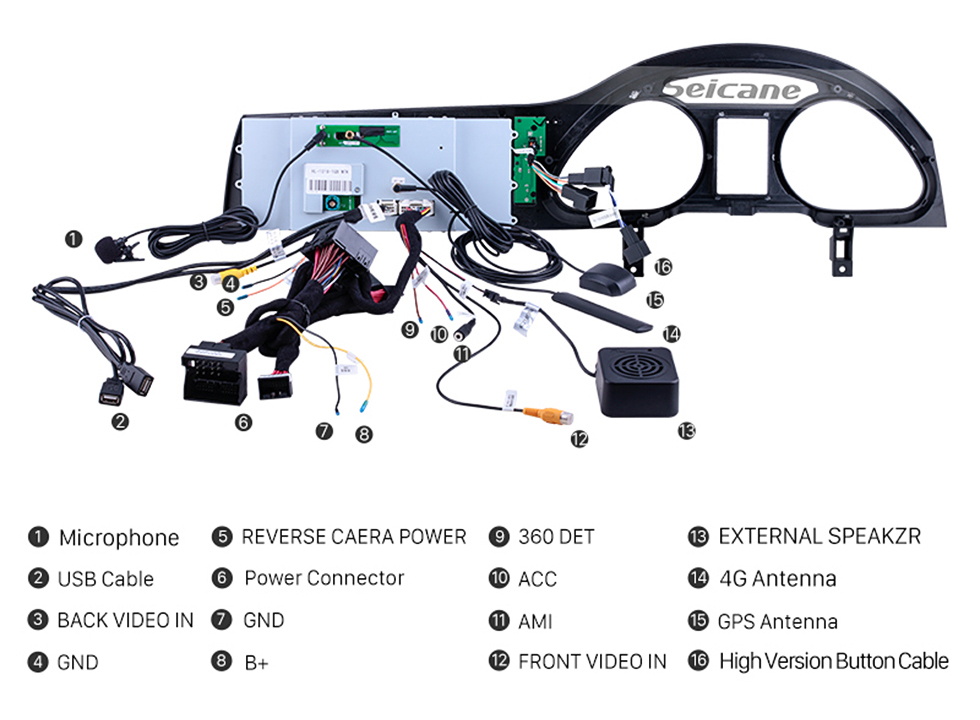 Seicane 10.25 pulgadas para 2010 2011 2012 2013 2014 2015 Audi Q7 Radio Bluetooth Android 9.0 HD Pantalla táctil Soporte de navegación GPS Carplay DAB + DVR Seicane 10.25 pulgadas para 2010 2011 2012 2013 2014 2015 Audi Q7 Radio Bluetooth Android 9.0 HD Pantalla táctil Soporte de navegación GPS Carplay DAB + DVR