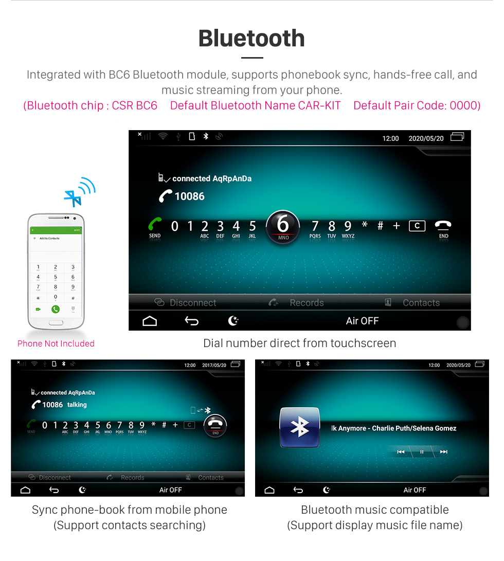 Seicane Android 9.0 GPS Navigation 9 inch HD Touchscreen Radio for 2008-2015 Mercedes Benz GLK Class X204 GLK200 GLK250 GLK280 GLK350 GLK220 CDI Headunit SWC Bluetooth Phone WIFI USB Carplay FM Rearview Seicane Android 9.0 GPS Navigation 9 inch HD Touchscreen Radio for 2008-2015 Mercedes Benz GLK Class X204 GLK200 GLK250 GLK280 GLK350 GLK220 CDI Headunit SWC Bluetooth Phone WIFI USB Carplay FM Rearview