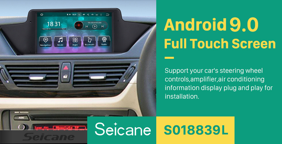 Seicane Android 9.0 2009-2013 BMW X1 E84 radio upgrade for 10.1 inch HD touchscreen autoradio GPS navigation mirror link WIFI OBDII DVR HD 1080P Video Seicane Android 9.0 2009-2013 BMW X1 E84 radio upgrade for 10.1 inch HD touchscreen autoradio GPS navigation mirror link WIFI OBDII DVR HD 1080P Video