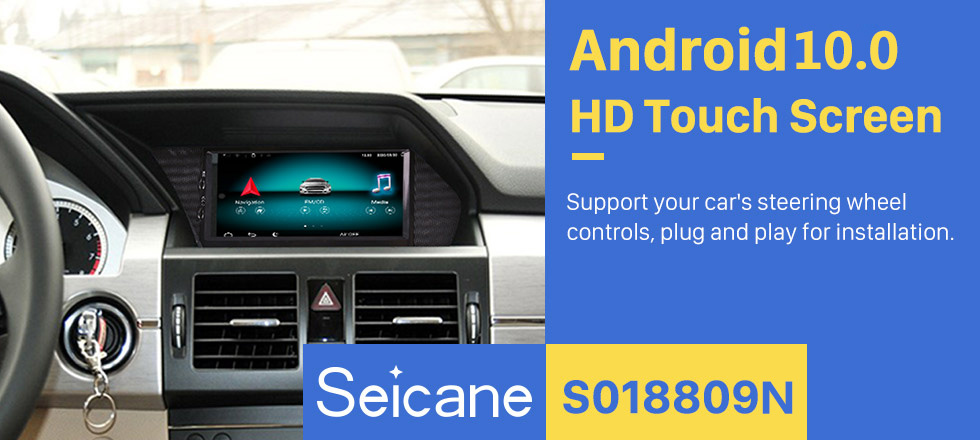 Seicane 2008-2016 Mercedes Benz GLK X204 GLK350 GLK320 GLK280 GLK250 GLK220 GLK200 7 inch Android 9.0 Radio GPS Navigation Upgrade DVD Player HD Touchscreen Bluetooth WIFI 1080P Steering Wheel Control Seicane 2008-2016 Mercedes Benz GLK X204 GLK350 GLK320 GLK280 GLK250 GLK220 GLK200 7 inch Android 9.0 Radio GPS Navigation Upgrade DVD Player HD Touchscreen Bluetooth WIFI 1080P Steering Wheel Control