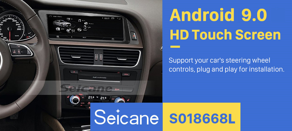 Seicane 8.8 inch for 2009 2010 2011-2016 Audi Q5 Radio Android 9.0 GPS Navigation Bluetooth HD Touchscreen support 1080P Carplay Seicane 8.8 inch for 2009 2010 2011-2016 Audi Q5 Radio Android 9.0 GPS Navigation Bluetooth HD Touchscreen support 1080P Carplay