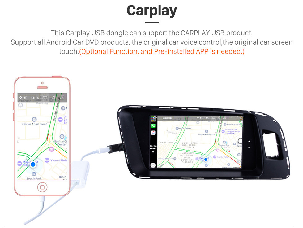 Seicane 2009-2018 AUDI A4 A5 Q3 Linkslenker Autoradio GPS Navigation Android 9.0 HD Touchscreen 7 Zoll Auto Stereo 1080P Videoplayer Bluetooth Telefon Wifi USB Carplay Lenkradsteuerung Seicane 2009-2018 AUDI A4 A5 Q3 Linkslenker Autoradio GPS Navigation Android 9.0 HD Touchscreen 7 Zoll Auto Stereo 1080P Videoplayer Bluetooth Telefon Wifi USB Carplay Lenkradsteuerung