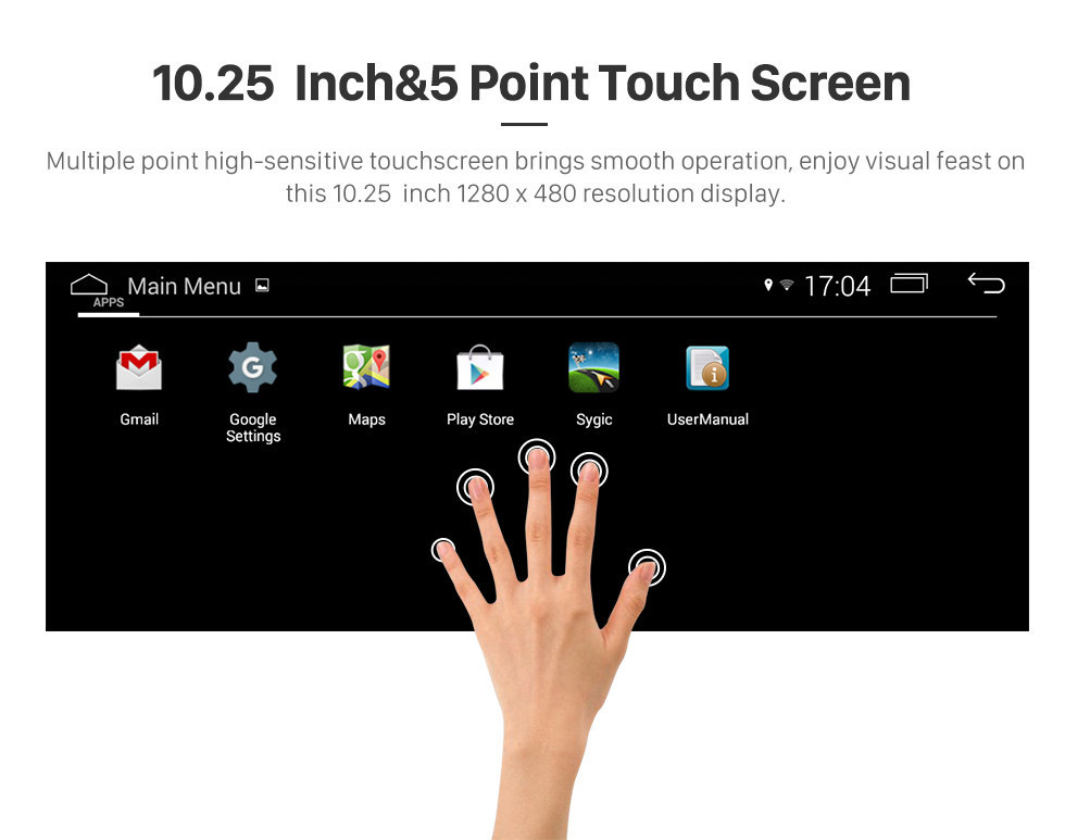 Seicane 10.25 Inch Android 9.0 HD Touchscreen In Dash Radio Head Unit For 2011 2012 BMW 5 Series F10/F11 CIC Car Stereo GPS Navigation System Bluetooth Phone MP3 WIFI Support Backup Camera Steering Wheel Control Seicane 10.25 Inch Android 9.0 HD Touchscreen In Dash Radio Head Unit For 2011 2012 BMW 5 Series F10/F11 CIC Car Stereo GPS Navigation System Bluetooth Phone MP3 WIFI Support Backup Camera Steering Wheel Control