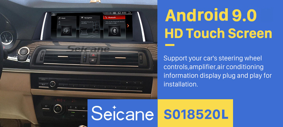 Seicane 10.25 Inch Android 9.0 HD Touchscreen In Dash Radio Head Unit For 2011 2012 BMW 5 Series F10/F11 CIC Car Stereo GPS Navigation System Bluetooth Phone MP3 WIFI Support Backup Camera Steering Wheel Control Seicane 10.25 Inch Android 9.0 HD Touchscreen In Dash Radio Head Unit For 2011 2012 BMW 5 Series F10/F11 CIC Car Stereo GPS Navigation System Bluetooth Phone MP3 WIFI Support Backup Camera Steering Wheel Control