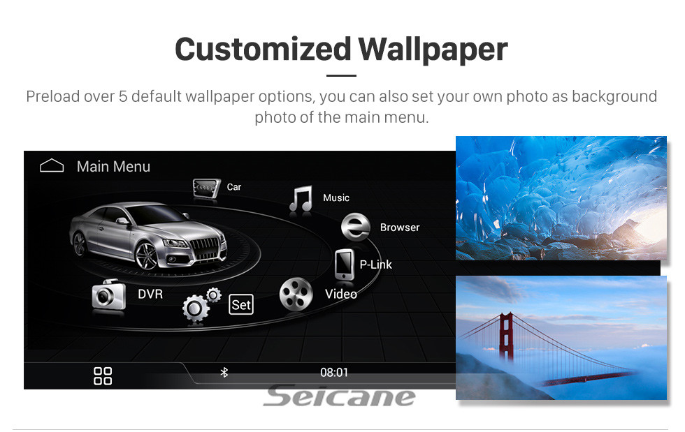 Seicane 10.25 pulgadas 2006-2015 AUDI Q7 Android 9.0 Unidad principal del automóvil Sistema de navegación GPS Radio Estéreo con pantalla táctil WIFI FM AM Bluetooth música Soporte Control del volante Cámara de visión trasera USB Seicane 10.25 pulgadas 2006-2015 AUDI Q7 Android 9.0 Unidad principal del automóvil Sistema de navegación GPS Radio Estéreo con pantalla táctil WIFI FM AM Bluetooth música Soporte Control del volante Cámara de visión trasera USB