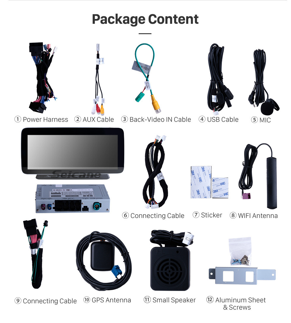 Seicane 10.25 pulgadas 2006-2015 AUDI Q7 Android 9.0 Unidad principal del automóvil Sistema de navegación GPS Radio Estéreo con pantalla táctil WIFI FM AM Bluetooth música Soporte Control del volante Cámara de visión trasera USB Seicane 10.25 pulgadas 2006-2015 AUDI Q7 Android 9.0 Unidad principal del automóvil Sistema de navegación GPS Radio Estéreo con pantalla táctil WIFI FM AM Bluetooth música Soporte Control del volante Cámara de visión trasera USB