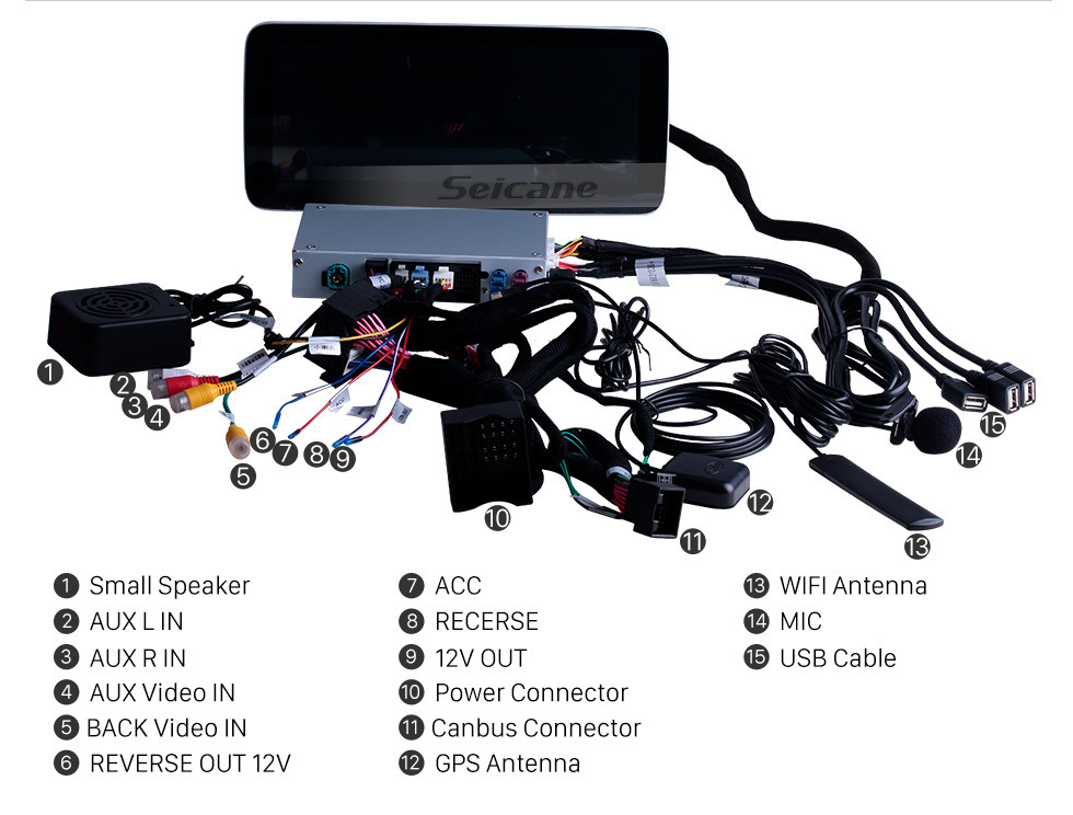 Seicane 10.25 pulgadas 2006-2015 AUDI Q7 Android 9.0 Unidad principal del automóvil Sistema de navegación GPS Radio Estéreo con pantalla táctil WIFI FM AM Bluetooth música Soporte Control del volante Cámara de visión trasera USB Seicane 10.25 pulgadas 2006-2015 AUDI Q7 Android 9.0 Unidad principal del automóvil Sistema de navegación GPS Radio Estéreo con pantalla táctil WIFI FM AM Bluetooth música Soporte Control del volante Cámara de visión trasera USB