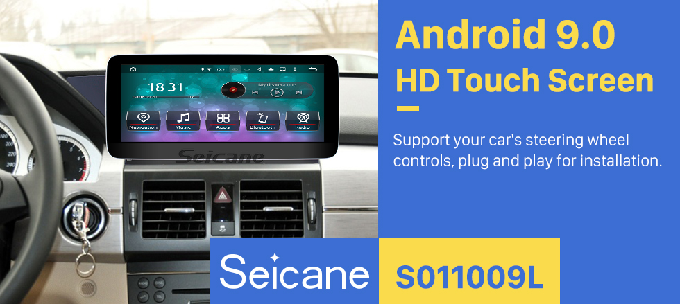 Seicane 10.25 inch 1280*480 Touchscreen Radio Android 9.0 Car Stereo for 2008-2015 Mercedes Benz GLK Class X204 GLK200 GLK250 Bluetooth WIFI GPS Navigation 1080P Video Player SWC support DVR Rearview Camera Seicane 10.25 inch 1280*480 Touchscreen Radio Android 9.0 Car Stereo for 2008-2015 Mercedes Benz GLK Class X204 GLK200 GLK250 Bluetooth WIFI GPS Navigation 1080P Video Player SWC support DVR Rearview Camera
