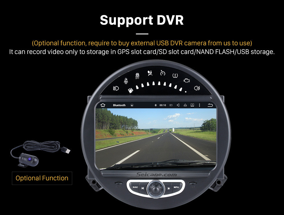Seicane HD 1024*600 Touchscreen 2006-2013 BMW Mini Cooper with 8 inch Android 5.1.1 Autoradio GPS DVD Player Bluetooth HD 1080P Video Steering Wheel Control Seicane HD 1024*600 Touchscreen 2006-2013 BMW Mini Cooper with 8 inch Android 5.1.1 Autoradio GPS DVD Player Bluetooth HD 1080P Video Steering Wheel Control