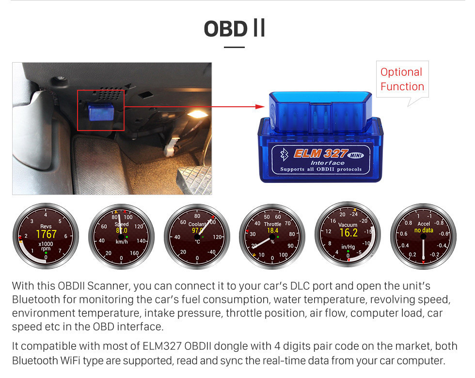 Seicane Android 10.0 Auto-DVD-Player 7 Zoll für Mercedes SL R230 SL350 SL500 SL55 SL600 SL65 mit GPS Radio TV Bluetooth