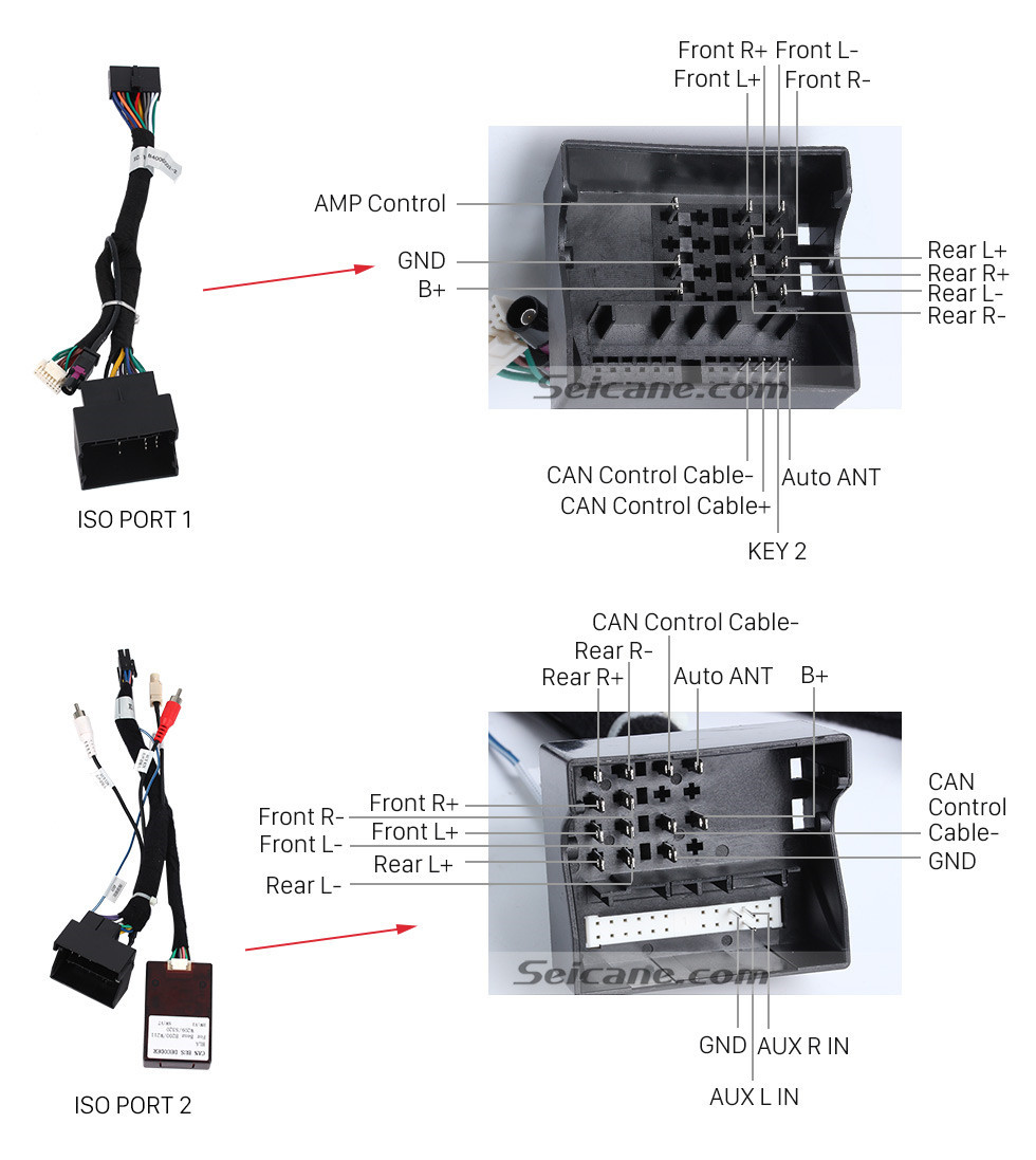 Seicane OEM Android 10.0 Reproductor de DVD Sistema de navegación GPS para 2004-2012 Mercedes-Benz SLK W171 R171 con HD 1080P Video Bluetooth Pantalla táctil Radio WiFi TV Cámara de respaldo Control del volante USB SD