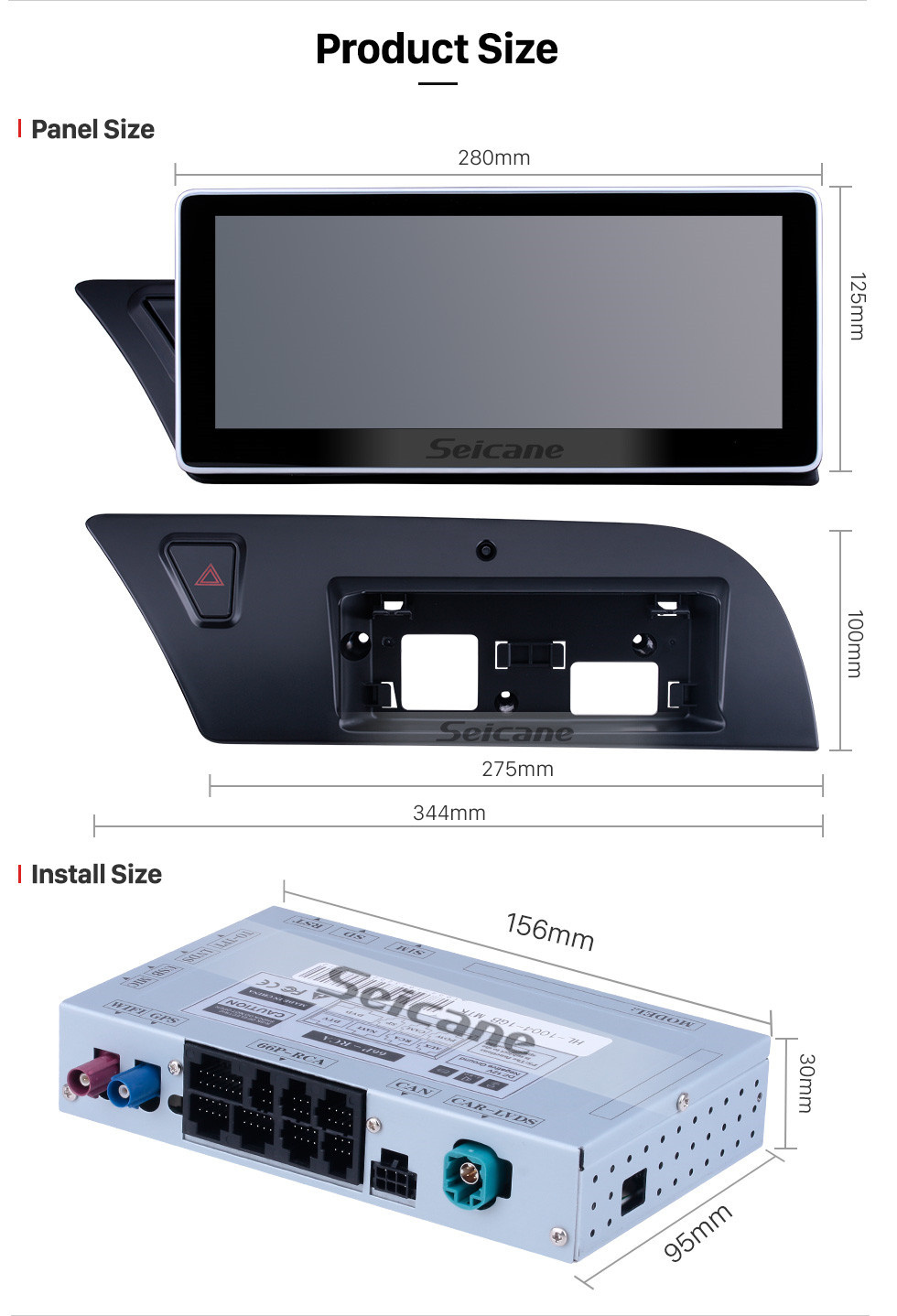 Seicane 10.25 inch Android 9.0 Car Radio Stereo for 2009-2014 AUDI A4 / Audi A5 LHD with 1280*480 touchscreen Bluetooth Support Head Unit GPS Navigation System Seicane 10.25 inch Android 9.0 Car Radio Stereo for 2009-2014 AUDI A4 / Audi A5 LHD with 1280*480 touchscreen Bluetooth Support Head Unit GPS Navigation System