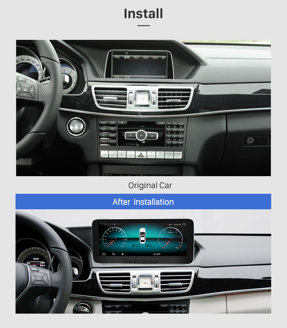 Seicane 10.25 inch Android 9.0 for Mercedes Benz E Class sedan Left-hand Driving W212 E180 E200 E260 E300 E320 E350 E400 E500 E550 E63AMG 2010-2015 Radio Bluetooth HD Touchscreen GPS Navigation System support Carplay DAB+ DVR Seicane 10.25 inch Android 9.0 for Mercedes Benz E Class sedan Left-hand Driving W212 E180 E200 E260 E300 E320 E350 E400 E500 E550 E63AMG 2010-2015 Radio Bluetooth HD Touchscreen GPS Navigation System support Carplay DAB+ DVR