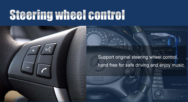 Steering wheel control Reproductor DVD del coche para Benz GL CLASS con gps radio tv bluetooth