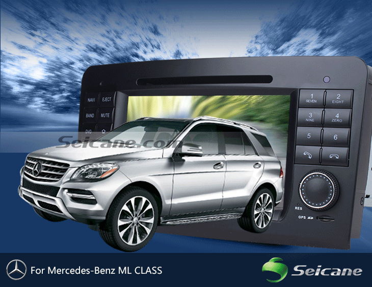 Seicane leitor de dvd Carro para Benz GL CLASSE com GPS rádio tv bluetooth