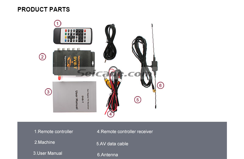 Seicane Digital TV Tuner DVB-T For Seicane car dvd player Seicane Digital TV Tuner DVB-T For Seicane car dvd player