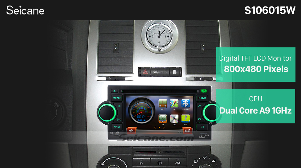 Seicane Em traço Autoradio Navegação GPS Bluetooth para 2006 2007 Mitsubishi Raider com DVD Sintonizador de TV AUX IPOD MP3 Controle de volante Dual Zone SD USB Seicane Em traço Autoradio Navegação GPS Bluetooth para 2006 2007 Mitsubishi Raider com DVD Sintonizador de TV AUX IPOD MP3 Controle de volante Dual Zone SD USB