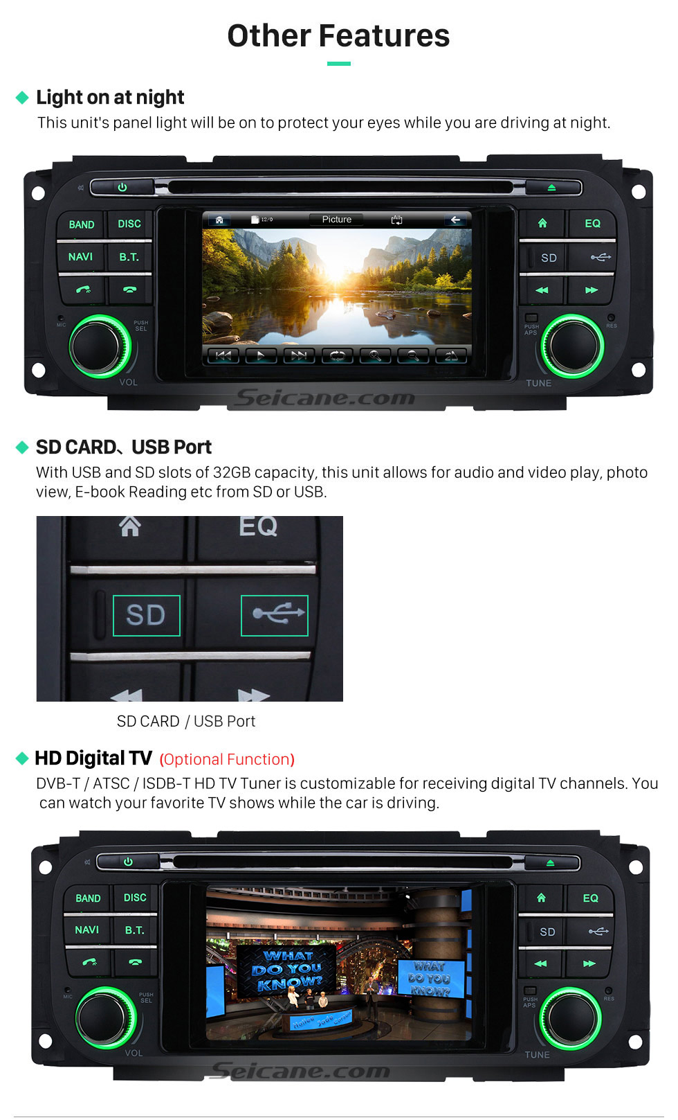 Seicane 1999 2000 2001-2004 Jeep Grand Cherokee unidade principal Auto A / V DVD Rádio GPS Navegação Bluetooth Música Sintonizador de TV Controle de volante Zona dual IPOD AUX Seicane 1999 2000 2001-2004 Jeep Grand Cherokee unidade principal Auto A / V DVD Rádio GPS Navegação Bluetooth Música Sintonizador de TV Controle de volante Zona dual IPOD AUX