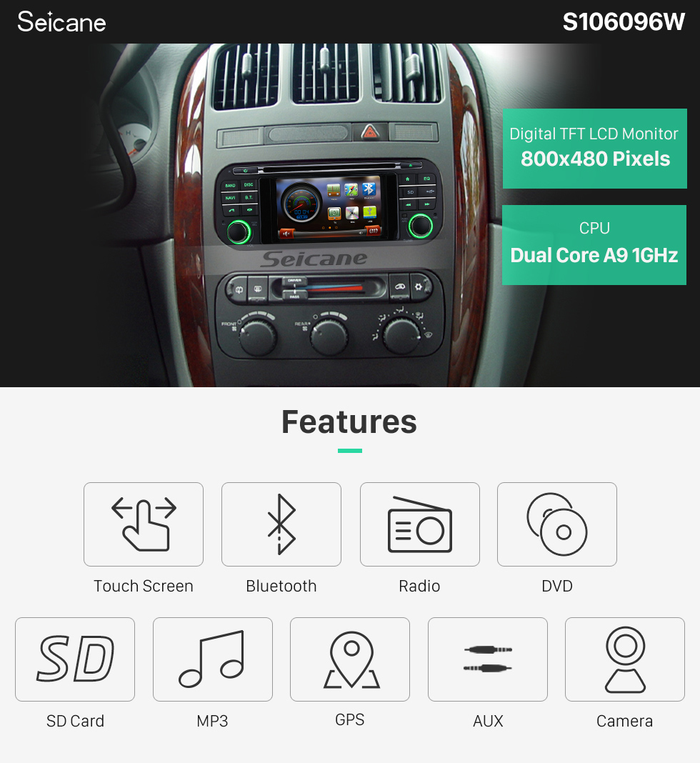 Seicane 1999 2000 2001-2004 Jeep Grand Cherokee unidade principal Auto A / V DVD Rádio GPS Navegação Bluetooth Música Sintonizador de TV Controle de volante Zona dual IPOD AUX Seicane 1999 2000 2001-2004 Jeep Grand Cherokee unidade principal Auto A / V DVD Rádio GPS Navegação Bluetooth Música Sintonizador de TV Controle de volante Zona dual IPOD AUX