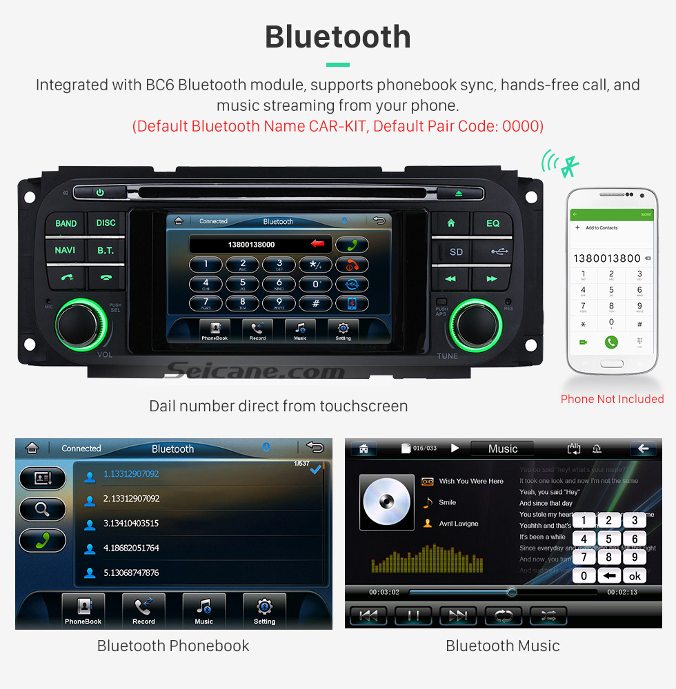Seicane 1999 2000 2001-2004 Jeep Grand Cherokee unidade principal Auto A / V DVD Rádio GPS Navegação Bluetooth Música Sintonizador de TV Controle de volante Zona dual IPOD AUX Seicane 1999 2000 2001-2004 Jeep Grand Cherokee unidade principal Auto A / V DVD Rádio GPS Navegação Bluetooth Música Sintonizador de TV Controle de volante Zona dual IPOD AUX