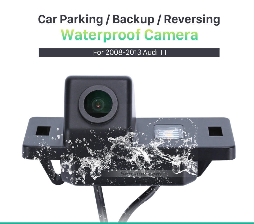 Seicane HD Wired Car Parking Backup Reversing Camera for 2008-2013 Audi TT Waterproof Blue Ruler Night Vision free shipping Seicane HD Wired Car Parking Backup Reversing Camera for 2008-2013 Audi TT Waterproof Blue Ruler Night Vision free shipping
