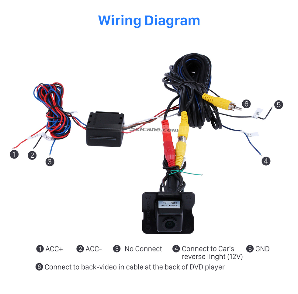 Wiring Diagram HD SONY CCD 600 TV Lines Wired Car Parking Backup Camera for 2008-2012 Mercedes-Benz ML 2008-2012 GL Waterproof Night Vision free shipping Wiring Diagram HD SONY CCD 600 TV Lines Wired Car Parking Backup Camera for 2008-2012 Mercedes-Benz ML 2008-2012 GL Waterproof Night Vision free shipping