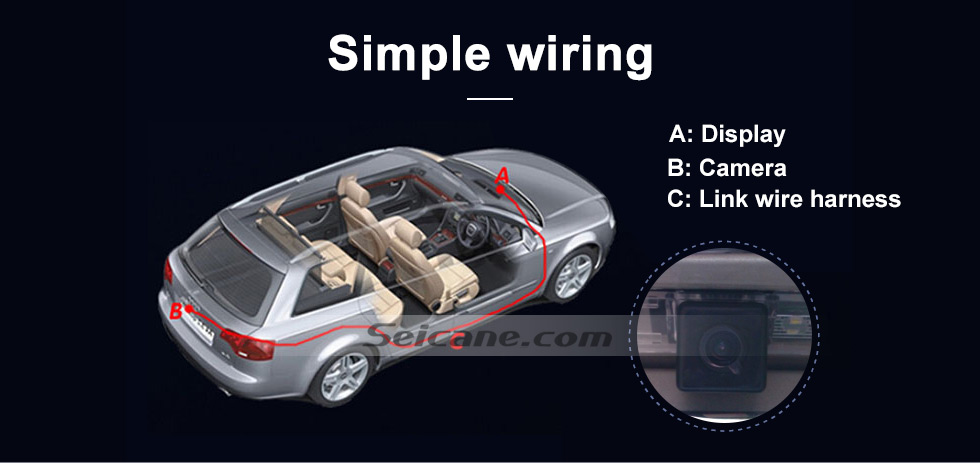 Simple wiring HD Wired Car Parking Backup Reversing Camera for 2008-2011 Mercedes-Benz B200 A160 Waterproof four-color ruler and LR logo Night Vision free shipping Simple wiring HD Wired Car Parking Backup Reversing Camera for 2008-2011 Mercedes-Benz B200 A160 Waterproof four-color ruler and LR logo Night Vision free shipping