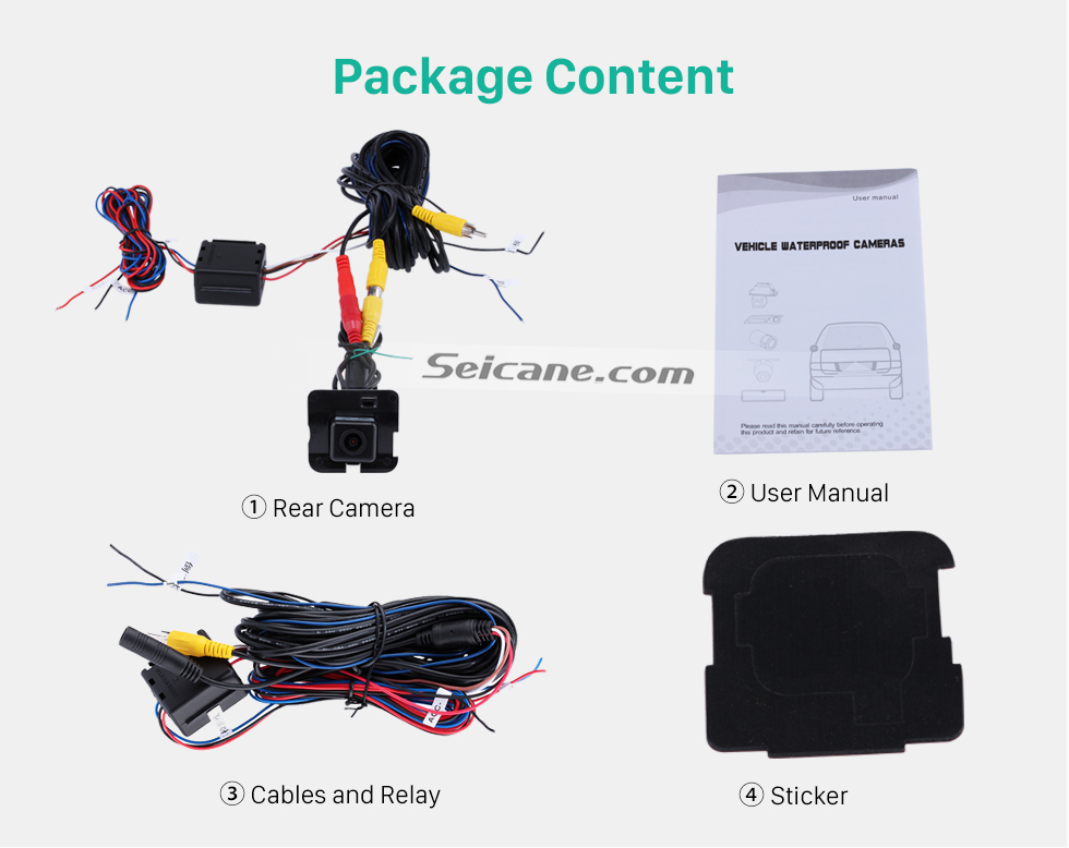 Package Content HD Car Rearview Camera for 2009-2013 Mercedes-Benz R free shipping Package Content HD Car Rearview Camera for 2009-2013 Mercedes-Benz R free shipping