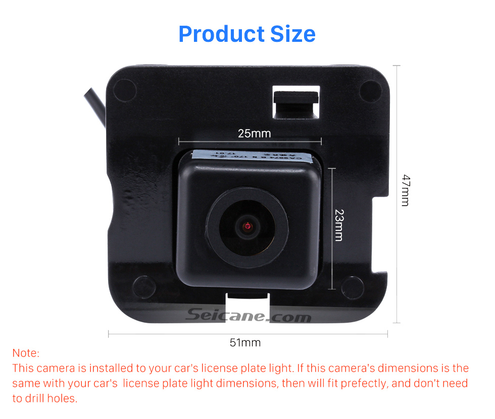 Product Size HD 600 TV Lines Wired Car Parking Backup Reversing Camera for 2009-2013 Mercedes-Benz R Waterproof Night Vision free shipping Product Size HD 600 TV Lines Wired Car Parking Backup Reversing Camera for 2009-2013 Mercedes-Benz R Waterproof Night Vision free shipping