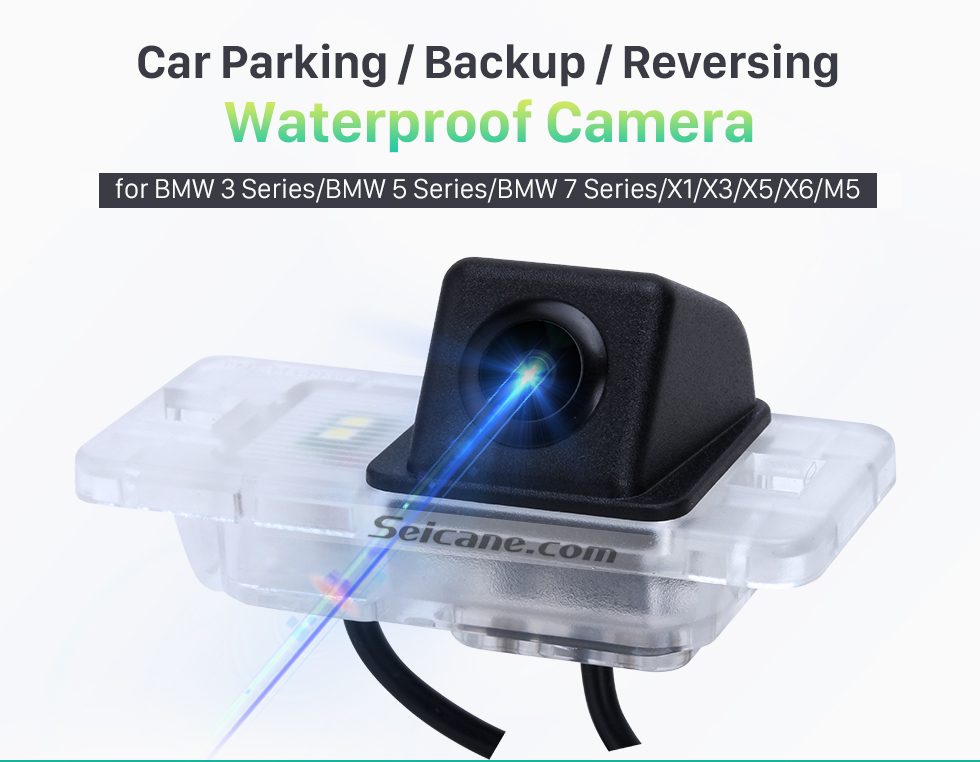 Seicane HD Car Rearview Camera for BMW 3 Series/BMW 5 Series/BMW 7 Series/X1/X3/X5/X6/M5 free shipping Seicane HD Car Rearview Camera for BMW 3 Series/BMW 5 Series/BMW 7 Series/X1/X3/X5/X6/M5 free shipping