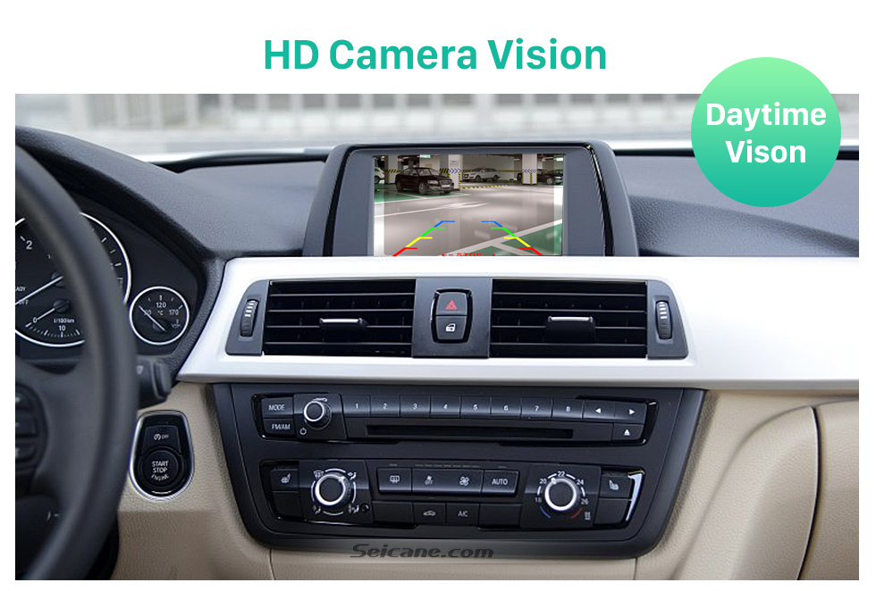 HD Camera Vision Hot selling BMW 3  Car Rear View Camera with four-color ruler and LR logo Night Vision free shipping